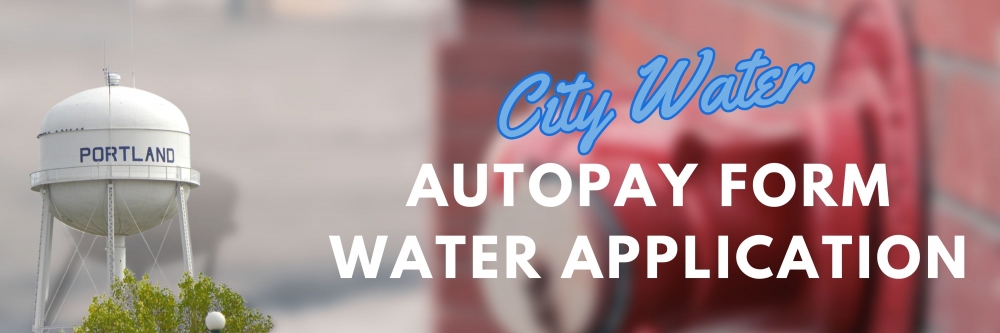 Autopay and Water Application Forms