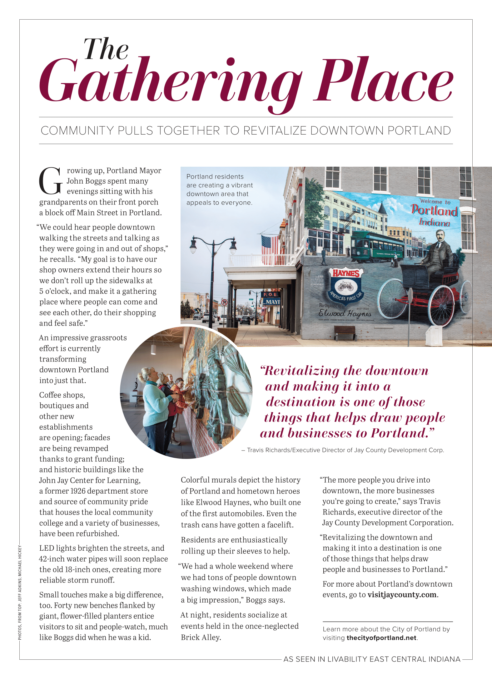 Content / Feature Slider / The Gathering Place - City of Portland, Indiana
